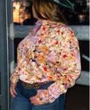L1480 - Floral Ladies Western Arena Shirt - Country Scene Saddlery and Pet Supplies