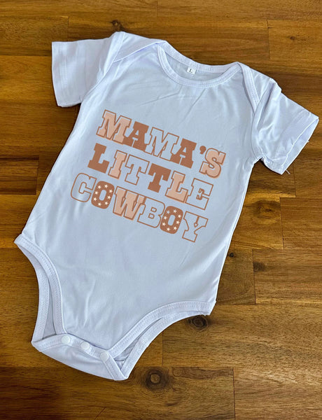 New! Country Onesie - Mama’s Little Cowboy