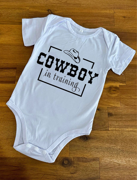 New! Country Onesie - Cowboy In Training