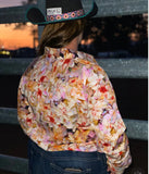 L1480 - Floral Ladies Western Arena Shirt - Country Scene Saddlery and Pet Supplies