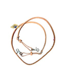 T5551 - Pink Aust Made Laced Barrel Reins - Barrel Reins