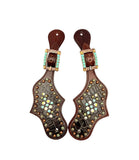 Showman ®Ladies Gator spur straps.