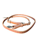 T5551 - Pink Aust Made Laced Barrel Reins - Barrel Reins