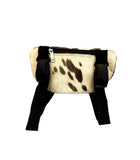 New! 178187F - Hair on Cowhide Saddle Pouch - Country Scene Saddlery and Pet Supplies