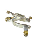 087801L - Roping Spur Ladies with Silver Trim - Horse Tack