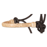 New! Classic Equine Rope Halter with Braided Rawhide Nose & Lead - Country Scene Saddlery and Pet Supplies