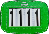 New! Equestrian Australia Stallion Hamag™ Leather Bridle Number Holders (Pair) - Stallion Discs