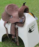 12", 13" Double T Youth Hard Seat Barrel style saddle - Country Scene Saddlery and Pet Supplies
