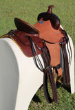 12" Buffalo Youth hard seat roper style saddle. - Country Scene Saddlery and Pet Supplies