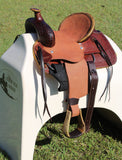 12" Buffalo Youth hard seat roper style saddle. - Country Scene Saddlery and Pet Supplies