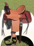 12" Buffalo Youth hard seat roper style saddle. - Country Scene Saddlery and Pet Supplies