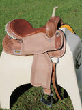 Double T Brown Filigree Top Grain Leather - Country Scene Saddlery and Pet Supplies
