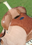 Double T Brown Filigree Top Grain Leather - Country Scene Saddlery and Pet Supplies