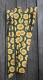 CSS Black Sunflower- Style Two Latigo Set. - Country Scene Saddlery and Pet Supplies