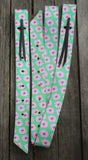 CSS Purple Poppy- Style Two Latigo Set. - Country Scene Saddlery and Pet Supplies