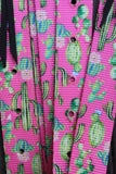 CSS Pink Cactus- Style Two Latigo Set. - Country Scene Saddlery and Pet Supplies