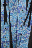 CSS Blue Paisley- Style Two Latigo Set. - Country Scene Saddlery and Pet Supplies