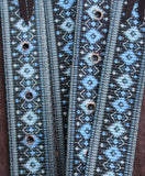 CSS Blue Diamond- Style Two Latigo Set. - Country Scene Saddlery and Pet Supplies