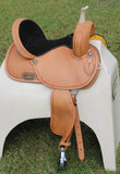 New! CSSB18 Basket Tooled Barrel Saddle - Country Scene Saddlery and Pet Supplies