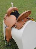 New! CSSB18 Basket Tooled Barrel Saddle - Country Scene Saddlery and Pet Supplies