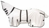 Showman® White Lightweight Mesh Fly combo - Country Scene Saddlery and Pet Supplies