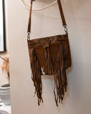 New! Bridie Fringe Bucket Bag / BROWN - Country Scene Saddlery and Pet Supplies