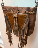New! Bridie Fringe Bucket Bag / BROWN - Country Scene Saddlery and Pet Supplies