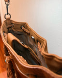 New! Bridie Fringe Bucket Bag / BROWN - Country Scene Saddlery and Pet Supplies
