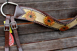 Showman ® Hand Painted Sunflower tripping collar - Country Scene Saddlery and Pet Supplies