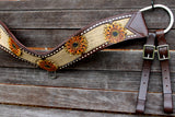 Showman ® Hand Painted Sunflower tripping collar - Country Scene Saddlery and Pet Supplies