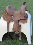 12", 13" Double T Youth Hard Seat Barrel Full QH Bars - Country Scene Saddlery and Pet Supplies