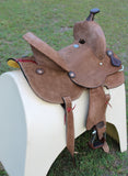 12", 13" Double T Youth Hard Seat Barrel Full QH Bars - Country Scene Saddlery and Pet Supplies
