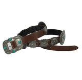 New! A8762 - Concho Turquoise Western Belt - One Size Fits Most - Western belts