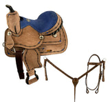 12" (Semi QH) Youth Pleasure style saddle set. - Country Scene Saddlery and Pet Supplies