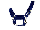 New! Fleece Covered Nylon halter with crown adjustment and throat snap - Country Scene Saddlery and Pet Supplies
