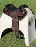 New! Syd Hill Gibson Half Breed Saddle, Roughout Leather – SHXP Adjustable Tree and Panels