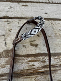 New! Black And White Beaded One Eared Bridle - Country Scene Saddlery and Pet Supplies