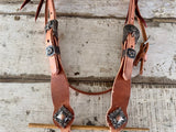 Berlin Custom Browband Headstall with Diamond Concho s