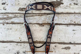 New! Rough Cut Browband Bridle - Headstalls and Bridles