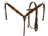 12" Double T Medium Oil Youth Barrel style saddle set with suede seat. - Country Scene Saddlery and Pet Supplies