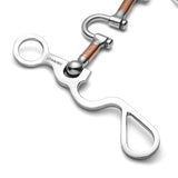 New! Showman S Shank with Full Copper Bar Correction Port - Country Scene Saddlery and Pet Supplies