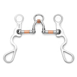 New! Showman S Shank with Copper Wrapped Ported Rollers - Country Scene Saddlery and Pet Supplies