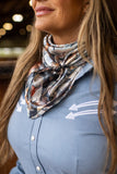 New! LIGHT WASH STRETCH DENIM STITCHED PERFORMANCE RODEO SHIRT - Country Scene Saddlery and Pet Supplies
