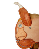 Syd Hill Crosby Barrel Western Saddle 3/4 Quarter Horse bar saddle tree - Country Scene Saddlery and Pet Supplies
