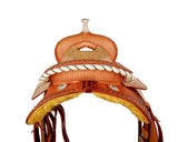 Syd Hill Crosby Barrel Western Saddle 3/4 Quarter Horse bar saddle tree - Country Scene Saddlery and Pet Supplies