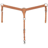 NEW! Showman 3-Piece Argentina Cow Leather Browband, One Ear Headstall and Breastcollar Set - Mini/Small Pony - Country Scene Saddlery and Pet Supplies