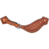 New! Showman Men's Square Dancer Argentina Cow Leather Spur Straps - Country Scene Saddlery and Pet Supplies