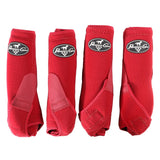 New!  Professionals Choice SMB Strike Sports Boots - 4 Pack- RED