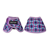 New! PURPLE CASSIDY WITH SPARKLE VELCRO BELL BOOTS - Country Scene Saddlery and Pet Supplies