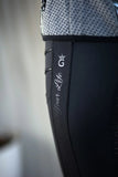 Ladies Piper Black on Black Horse Riding Tights - Country Scene Saddlery and Pet Supplies